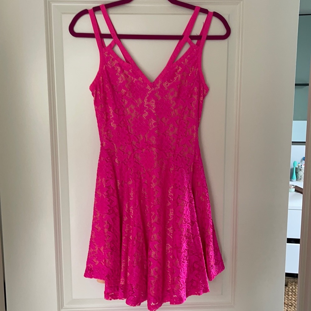 Wow couture got pink medium dress